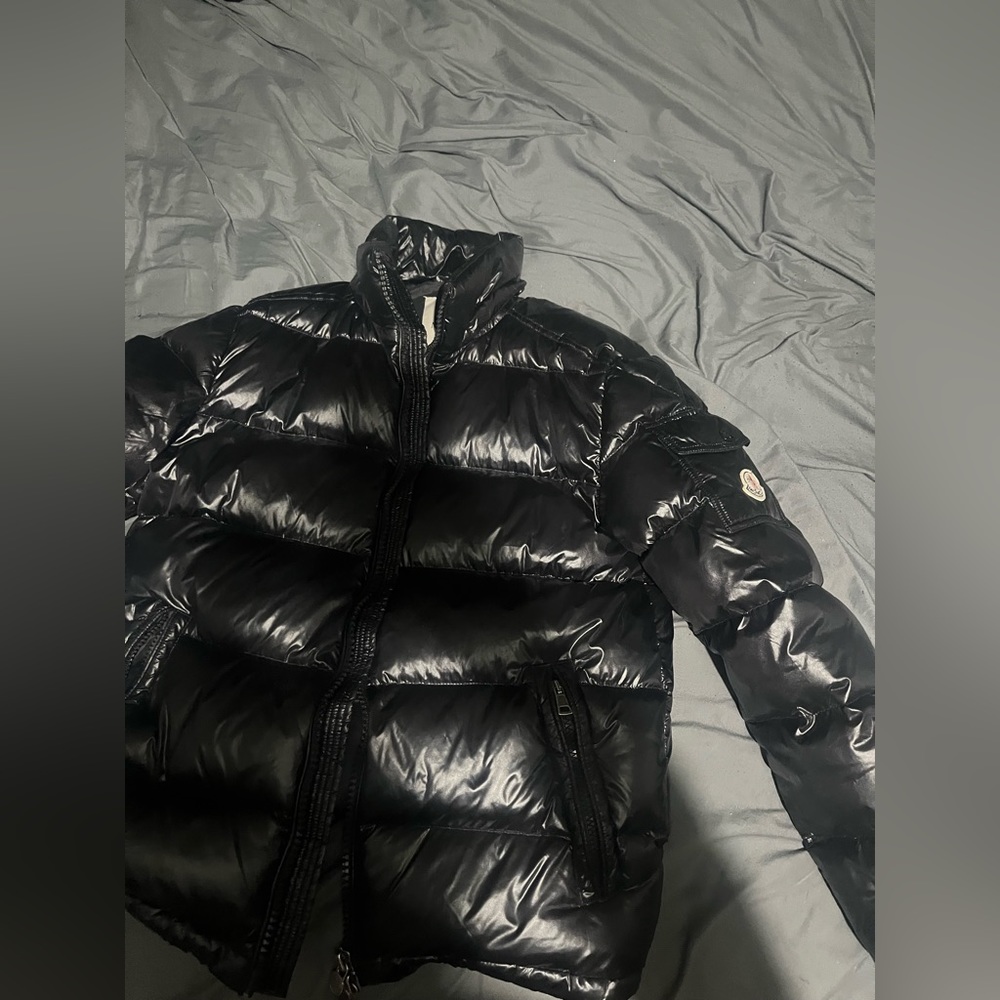 Moncler coat for sale size small worn twice good condition